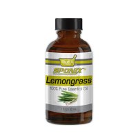 Sponix Lemongrass Essential Oil - Aromatherapy and Therapeutic Grade Oil - 100% Pure and Natural - 1 OZ