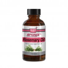 Sponix Rosemary Essential Oil - Aromatherapy and Therapeutic Grade Oil - 100% Pure and Natural - 1 OZ