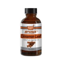 Sponix Cinnamon Leaf Essential Oil - Aromatherapy and Therapeutic Grade Oil - 100% Pure and Natural - 1 OZ