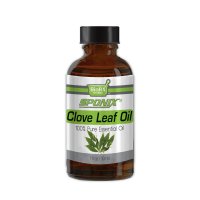 Sponix Clove Leaf Essential Oil - Aromatherapy and Therapeutic Grade Oil - 100% Pure and Natural - 1 OZ