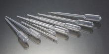 Transfer Pipettes, 5mL Capacity-Graduated to 1mL- Large Bulb, Sterile, 500 per Case, Individually Wrapped